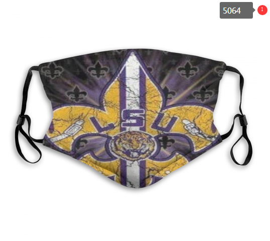 NCAA LSU Tigers #6 Dust mask with filter->ncaa dust mask->Sports Accessory